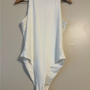 SHEIN Cream Sleeveless Top